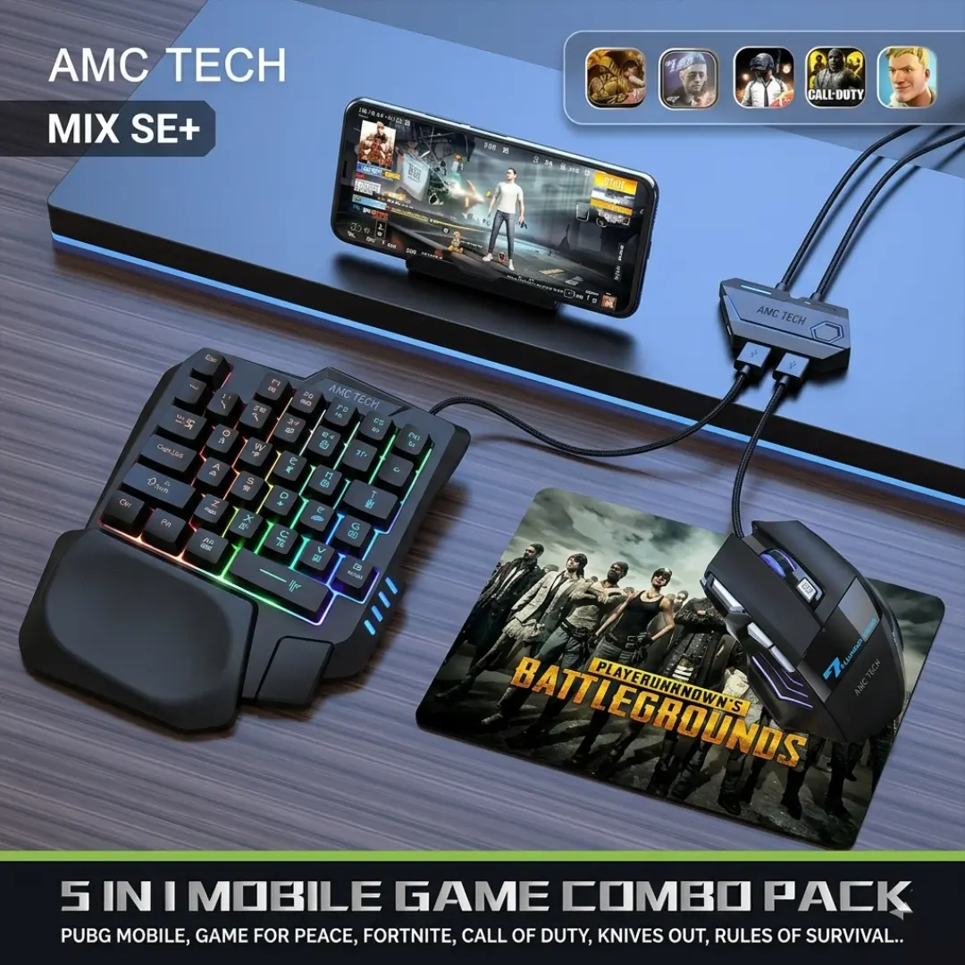 5 in 1 Mobile Gaming Combo Pack
